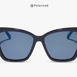 Diff Eyewear Becky II Royal Midnight Mirror Polarized Sunglasses NEW